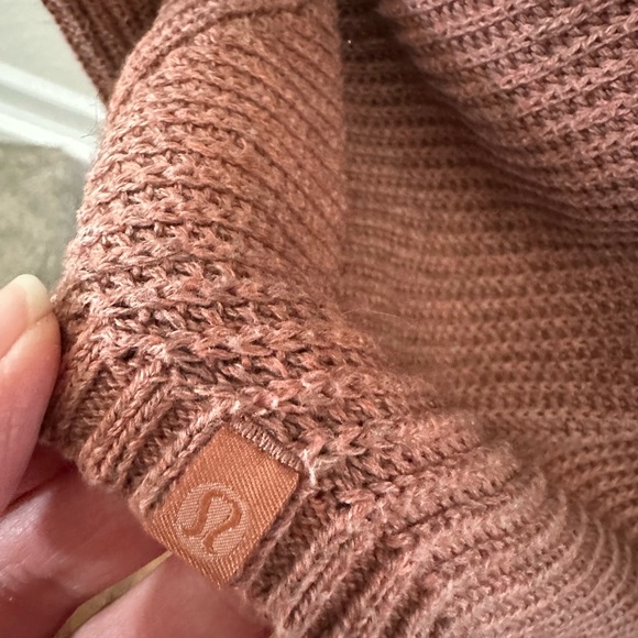 Lululemon What the heart wants Women's Sweater wool/cotton dusty pink ladies 10 - Picture 3 of 6